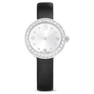 NWT Authentic Swarovski Matrix Tennis Quartz Crystal Silver Dial Women's Watch